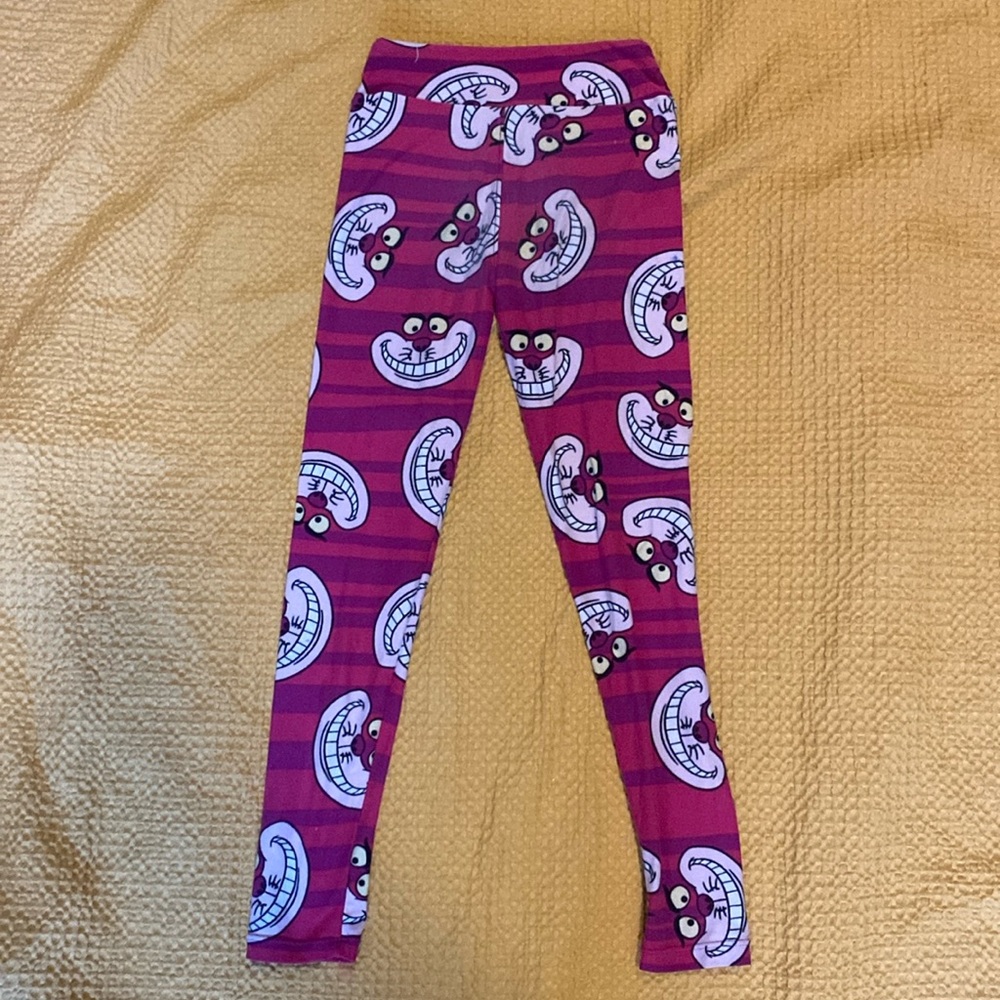 lularoe cheshire cat leggings